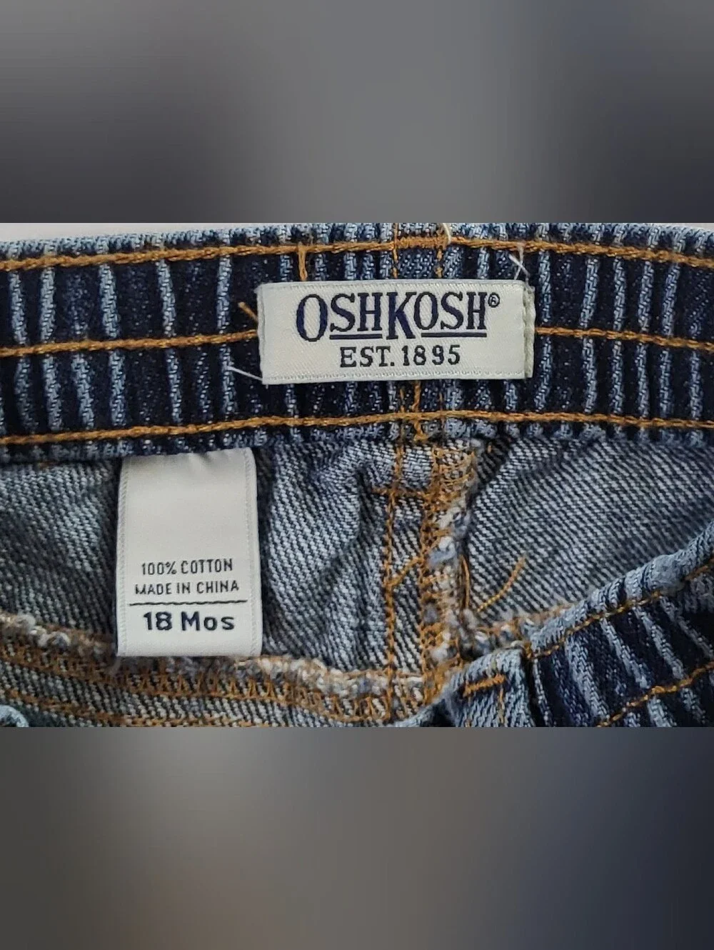 HTF NWT OshKosh 18 months Jeans Y2K